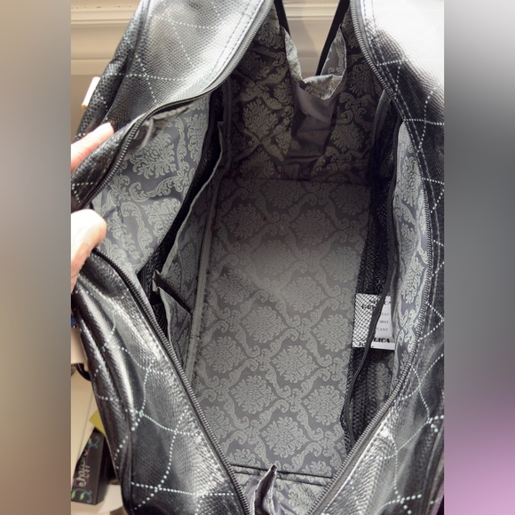 Mary Kay Black and Cream Quilted Laptop Bag - Like NEW1 - Picture 9 of 10